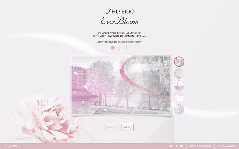Shiseido - Direction artistique web